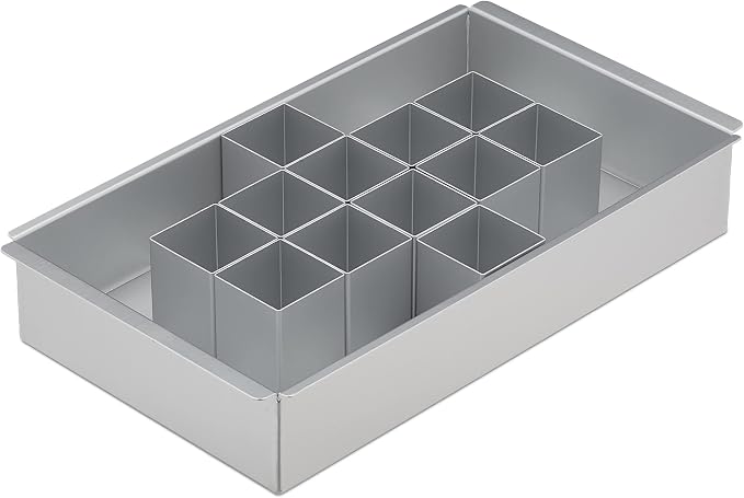Relaxdays Number & Letter Aluminium Adjustable Cake Tin, 31.5 x 18 cm, Number Baking Mould, Silver - Image 6