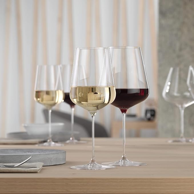 Spiegelau Definition Crystal Universal Wine Glasses for Red and White Wines, Durable Drinking Glasses for Housewarming, Birthday Party, Wedding Gifts, Home Bar, Elegant Glassware, 19 oz, Set of 4 - Image 8