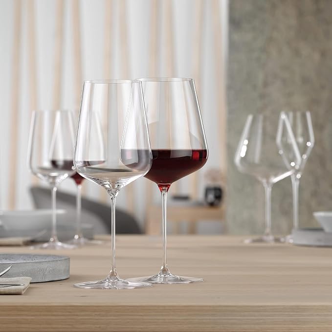 Spiegelau Definition Crystal Universal Wine Glasses for Red and White Wines, Durable Drinking Glasses for Housewarming, Birthday Party, Wedding Gifts, Home Bar, Elegant Glassware, 19 oz, Set of 4 - Image 7