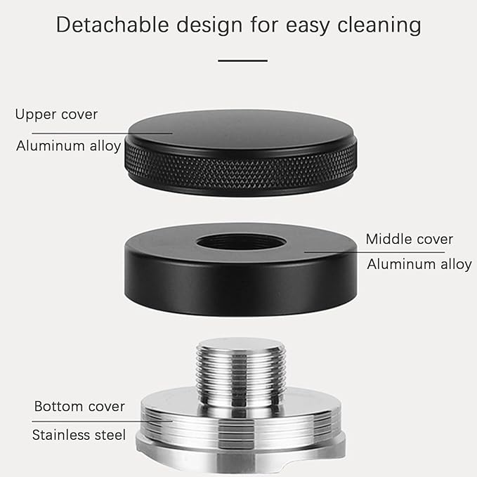 51mm Coffee Tamper, Classic Series Stainless Steel Espresso Tamper Coffee Press Tool, Tamper Espresso Handle