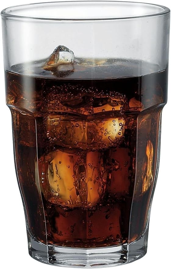 Bormioli Rocco Rock Bar Stackable Beverage, Set Of 6 Dishwasher Safe Drinking Glasses For Soda, Juice, Milk, Coke, Beer, Spirits – 12.5oz Durable Tempered Glass Water Tumblers For Daily Use - Image 6