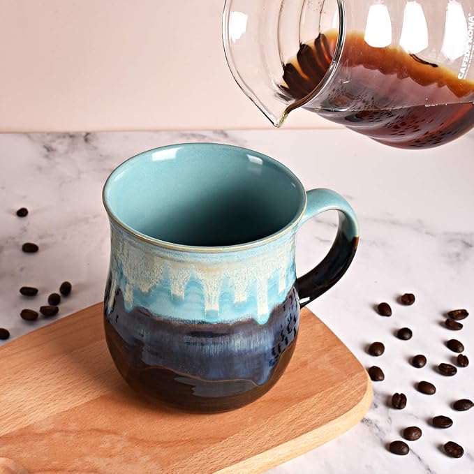 Bosmarlin Large Ceramic Coffee Mug, Big Tea Cup for Office and Home, 21 Oz, Dishwasher and Microwave Safe, 1 PCS - Image 5
