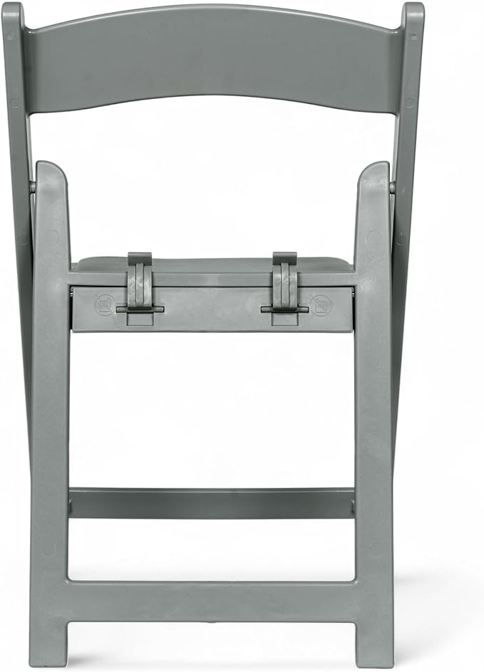 Flash Furniture Hercules Kids Resin Folding Chair, Gray | Vinyl Padded Seat, Lightweight, Indoor/Outdoor, HERCULES Series - Image 10