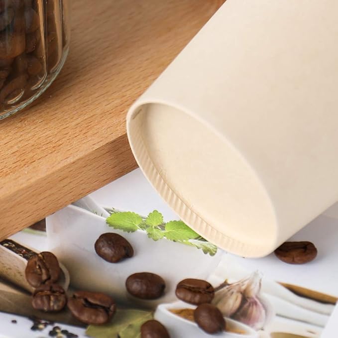 Disposable Coffee Hot Paper Cups Brown 120 Count 10 oz