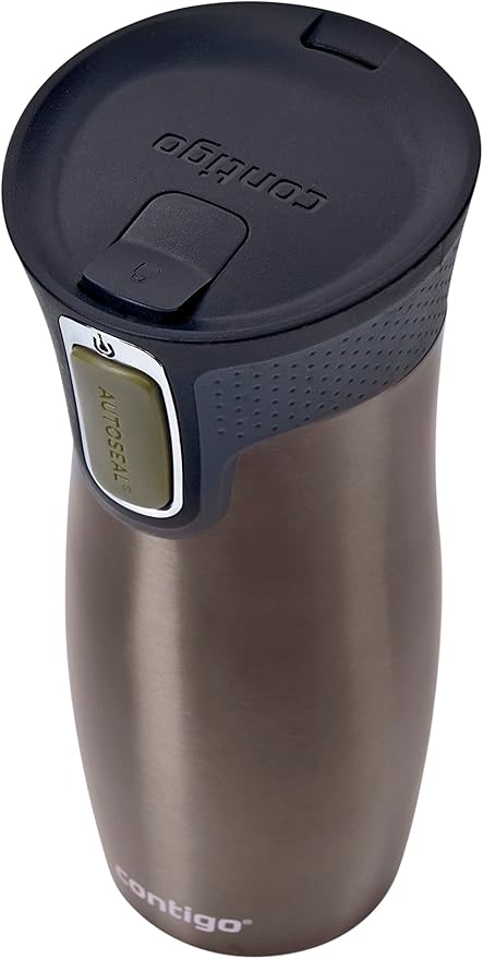 Contigo West Loop Autoseal Travel Mug, Stainless Steel Thermal Mug, Vacuum Flask, Leakproof Tumbler, Coffee Mug with BPA-Free Easy-Clean Lid - Image 6