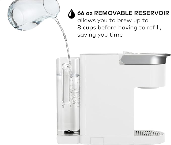 Keurig K-Supreme SMART Single Serve Coffee Maker With WiFi Compatibility, 4 Brew Sizes, And 66oz Removable Reservoir, Compatible with Alexa, White - Image 9