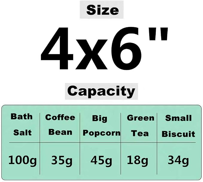 Kraft Paper Bags With Matt Window And Zipper Decorative Brown Heavy Duty Heat Seal Recycled Resealable Mylar Stand Up Pouches Bags Sealable For DIY Food Snack Cookies Candy Coffee (4x6+2.4inch) - Image 4