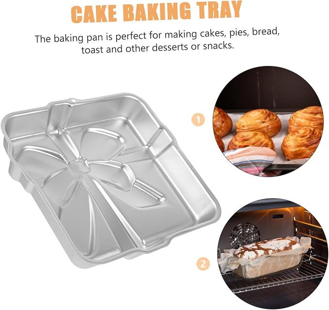 STOBAZA Box Shape Cake Baking Pan Aluminum Alloy Mold Reusable for Cakes Pies Bread to Store Bakery Tools Kitchen Accessories - Image 4