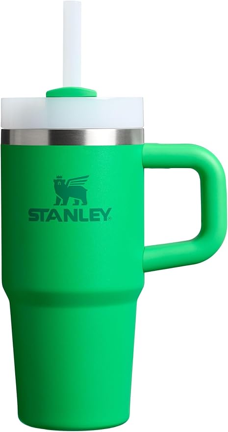 STANLEY Quencher H2.0 Flow State Tumbler, 14 oz, Meadow | Handle and Straw | 3-Position Lid | Cup Holder Compatible for Travel | Insulated Stainless Steel Cup | BPA-Free by Unknown