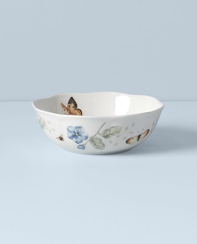 Lenox 806735 Butterfly Meadow All-Purpose Bowl, 1-Piece, 6.25' L x 6.25' W x 2.3' H, 20-Fl oz, Service For 1 - Image 5