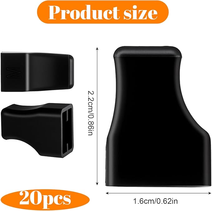 20PCS Coffee Syrup Pump Tip Covers, Black Rubber Caps Fits for Syrup Pump, Portable Practical Pourer Cap for Pour Dispenser Oil Liquor Bottle Clean Preserved