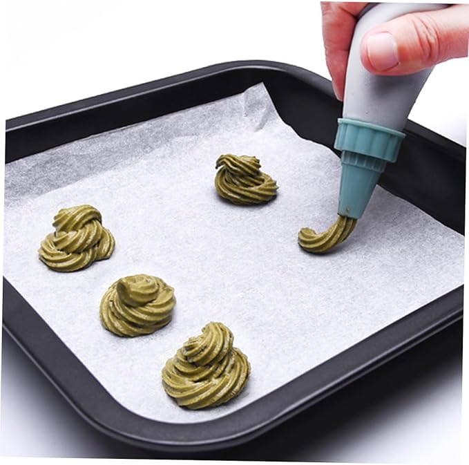 2 Sets Reusable Piping Bags with Tips PP Frosting Bags for Cake Decorating Clean for Icing Cookies Cupcakes Smooth Interior for Precise DIY Baking