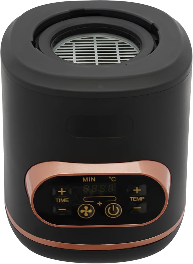Electric Coffee Bean Roaster Machine,Home Use Coffee Bean Roaster | High Temperature Resistant Glass Cup for Home Coffee Bar,Precise Time & Temp Adjustment,110V US Plug,Visible Roasting Process - Image 3