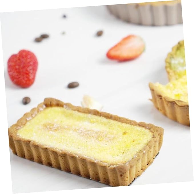 DECHOUS 4pcs Live Bottom Cake Molds Non-stick Bakeware Pan for Baking Pies Cheesecakes and Desserts for Home Kitchen - Image 7