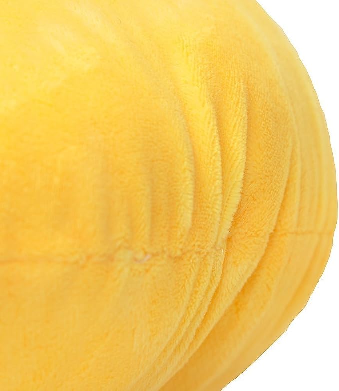 EvZ Official Certified Sunglasses Plush Pillow - 32cm Large Soft Cool Face Emoticon Cushion - Funny Stylish Decorative Stuffed Toy for Gaming Room, Car Decor & Summer Gift (Yellow) - Image 3