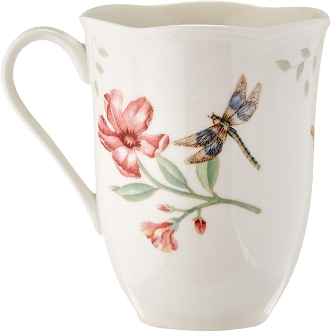 Lenox Dinnerware Set, Butterfly Meadow 18-Piece Set, Service For 6, White Porcelain, Butterfly And Flower Designs, Plates And Bowls Sets, Dishwasher Safe, Home & Kitchen (Assorted, 18 Pieces) - Image 18