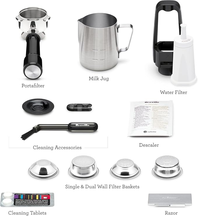 Breville BES881BSS Barista Touch Impress, Brushed Stainless Steel | Enjoy cold extraction functionality for cold brew beverages with this semi-automatic espresso machine with built-in grinder - Image 9