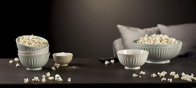 Lenox White French Perle Groove Medium Serve Bowl, 3.20 LB - Image 3