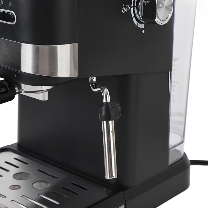 Focket Machine, 20Bar 1050W Electric Coffee Maker, Coffee Machine with Removable 1.5L Water Tank Steam Wand for Cappuccino Latte Making At Home Office (US Plug 110V) - Image 7