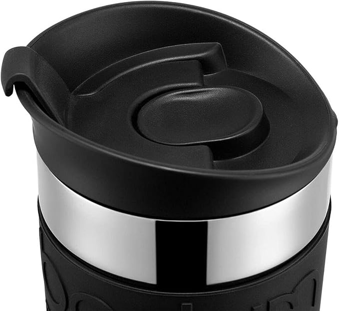 Bodum 11068-01 Vacuum Travel Mug, 0.35 L - Small, Black 1 Count (Pack of 1) - Image 2