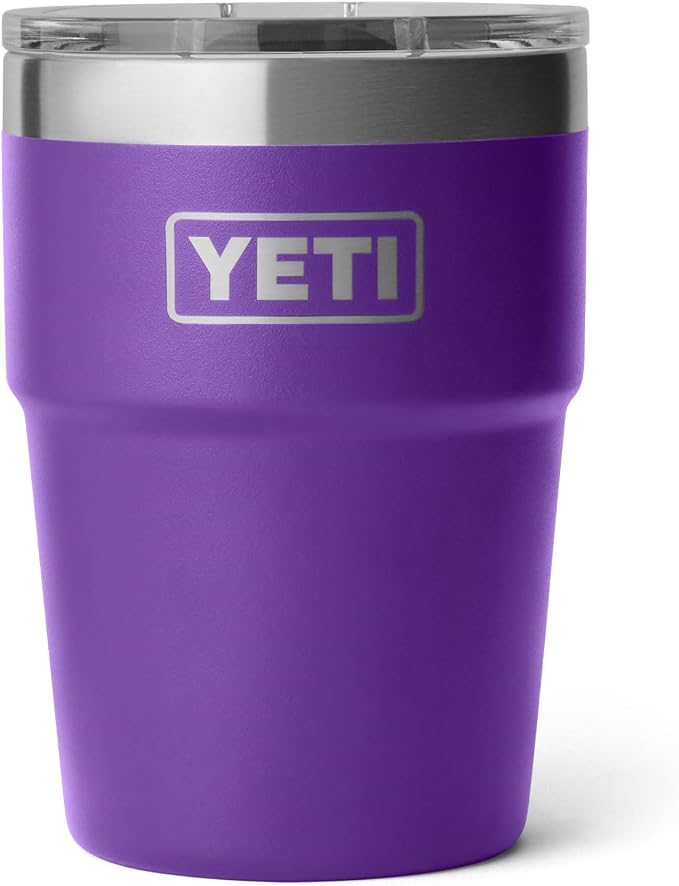YETI Rambler 16 oz Stackable Tumbler, Vacuum Insulated, Stainless Steel with MagSlider Lid | Stackable by YETI