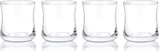 True Bourbon Glass, Whiskey Glasses, Clear Tumbler for Old Fashioned, Scotch, Vodka, Tequila, Brandy, Rum, Gin, Home Bar Glassware, 10 oz Set of 4 - Image 8
