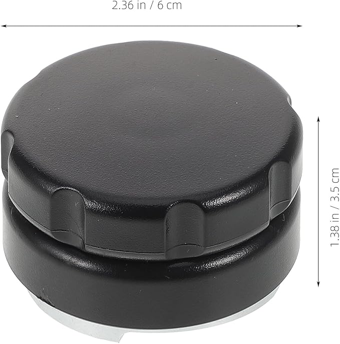 Espresso Coffee Tamper and Distributor with Three-leaf Three-paddle Design Abs Black Coffee Tamping Tool for Even Grounds Distribution Compatible with Espresso Machine Accessories