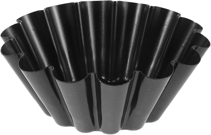 ibasenice Egg Tart Mold: Metal Flower Shaped Egg Tart Pans, Cupcake Cake Muffin Mold Tin Pan, Reusable Baking Tool for Quiche Bakeware, Cheese Cakes, Pies by ibasenice