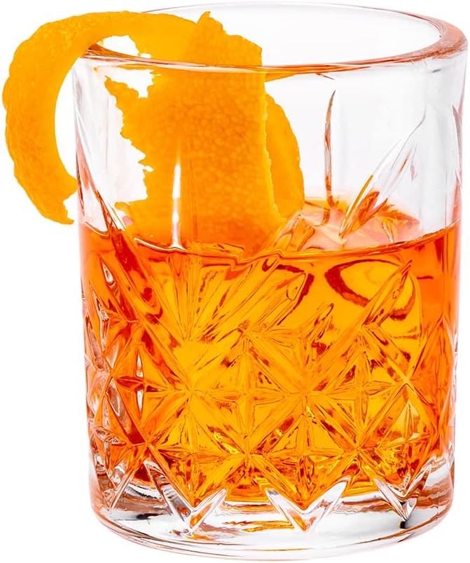 Restaurantware Timeless 2 Ounce Shot Glasses Set of 6 Etched Vintage Shot Glasses - Dishwasher-Safe Chip-Resistant Clear Glass Shot Glass Set Lead-Free For Whiskey Tequila or Vodka by Restaurantware