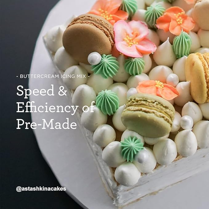 Satin Ice Buttercream Icing Mix for Cake Decorating, 4 Pounds