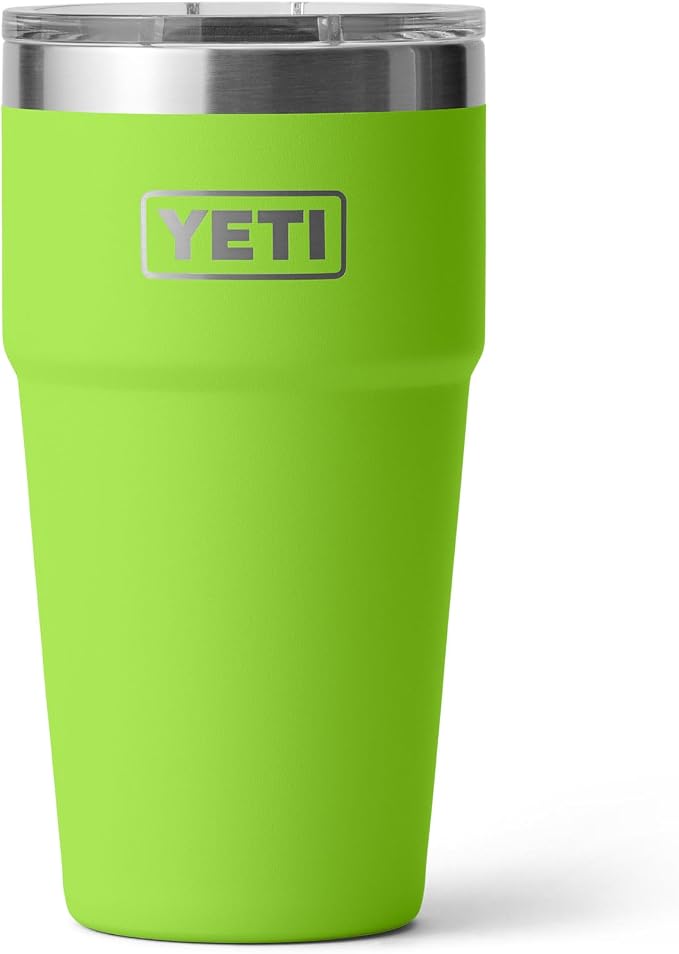 YETI Rambler 20 oz Stackable Tumbler, Stainless Steel, Vacuum Insulated with MagSlider Lid by YETI