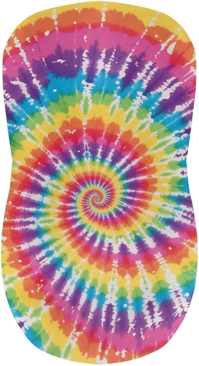 Colorful Tie Dye Bar Stools Covers 2 Pcs Barstool Slipcovers Elastic Stool Cushion Cover Swivel Barstool Covers Slipcovers for Low Short Back - Image 4