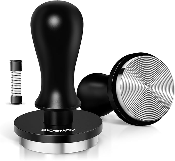 54mm Espresso Tamper, Spring Loaded Coffee Tamper Tool, Stainless Steel Calibrated Espresso press Tool for Breville Series 54mm Portafilter Basket, Barista Coffee Accessories