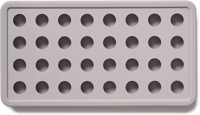 LĒVO Gummy and Candy Molds - 3mL Silicone Gummy Trays with Dry-Erase Lid - Set of 2 - Non-Stick Silicone Candy and Chocolate Molds - For Your LĒVO Herbal Oil Infusion - Makes 64 Round Gummies - Image 4