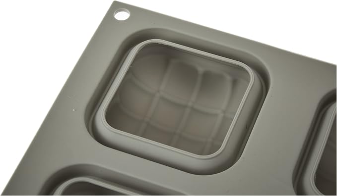 Silikomart Mini Eleganza (Elegant) Silicone Mold, Flexible Tray with 3D Technology Creates 6 Detailed Desserts with a Tufted Design, Oven, Microwave, Freezer and Dishwasher Safe, Made in Italy - Image 7