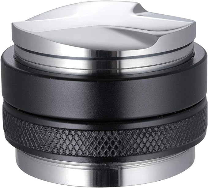 MATOW 53mm Coffee Distributor and Tamper, Dual Head Coffee Leveler Compatible with Breville 54mm Portafilter, Adjustable Depth- Professional Espresso Hand Tampers