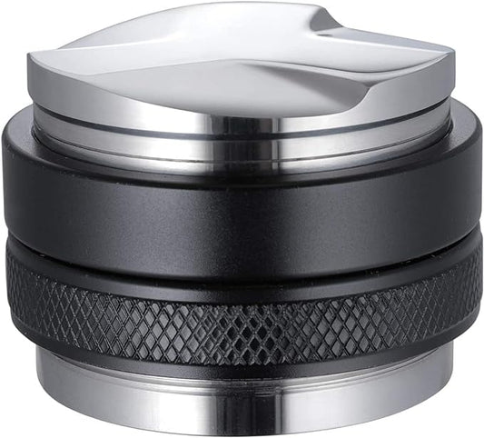 MATOW 53mm Coffee Distributor and Tamper, Dual Head Coffee Leveler Compatible with Breville 54mm Portafilter, Adjustable Depth- Professional Espresso Hand Tampers