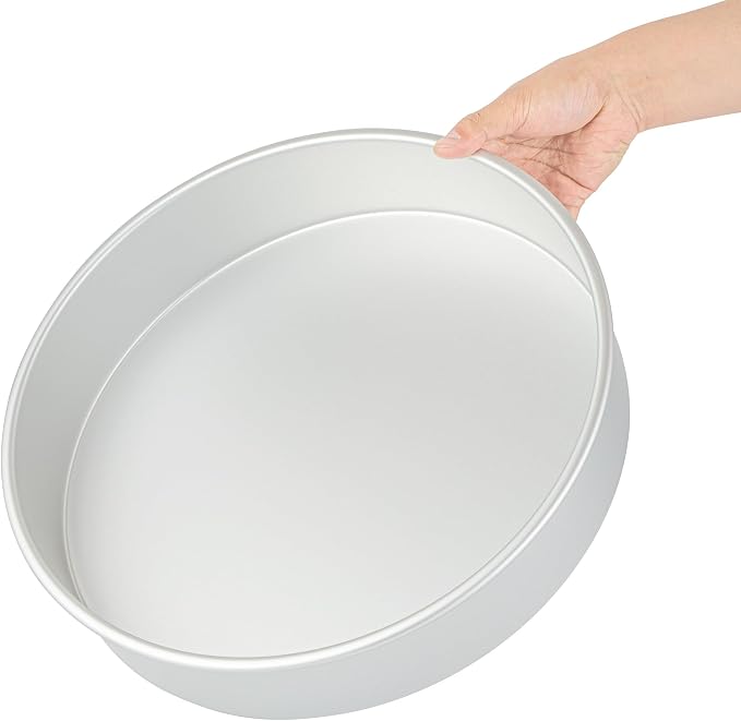 Restaurantware-Met Lux 14 x 3 Inch Straight-Sided Baking Tin, 1 Round Cake Pan - Oven-Ready, Freezable, Anodized Aluminum Round Baking Pan, Greaseproof, For Layer Birthday Cake - Image 10