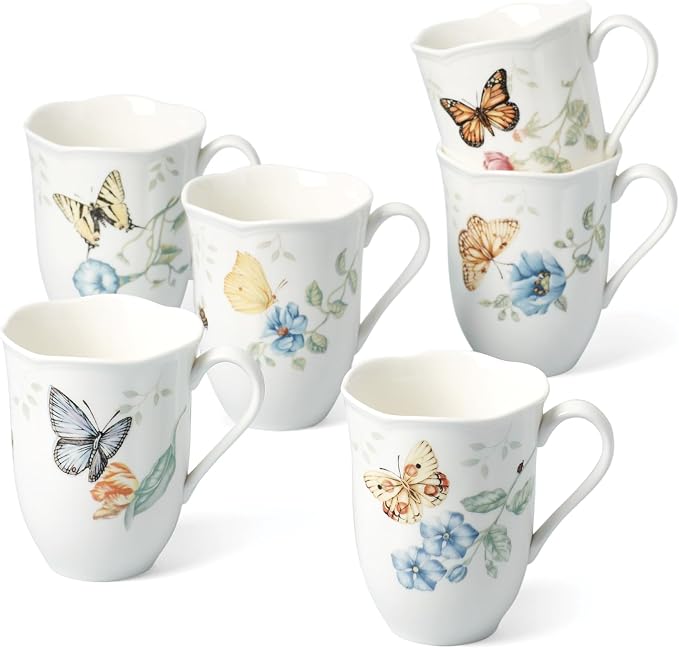 Lenox 892798 Butterfly Meadow 6-Piece Mug Set - Image 2