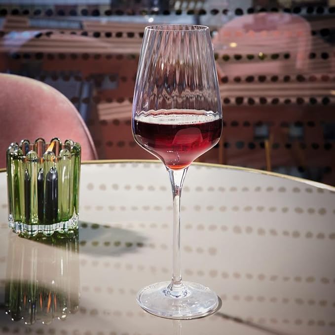 Chef & Sommelier Symétrie Wine Glasses 45 cl Set of 6 | Sturdy clear glass, glass cups with foot, dishwasher safe, made in France - Image 6