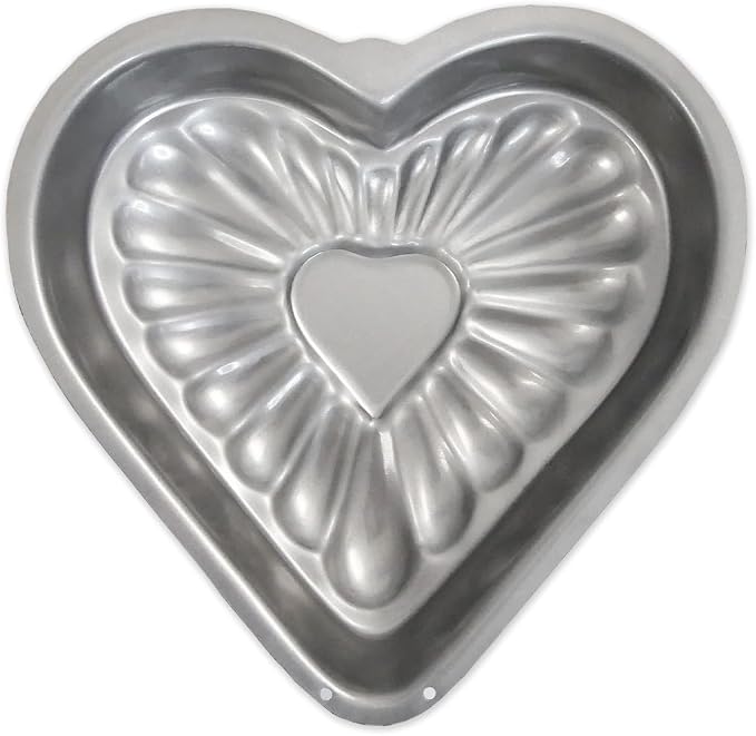 USA Pan Global Bakeware Fancy Heart Cake Pan by USAPan