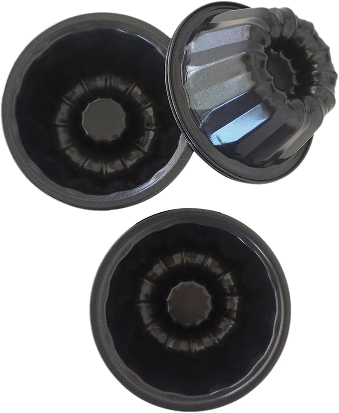 4 Inch Mini Fluted Cake Pan, Carbon Steel Round Cake Mold, 8 Pack | Nonstick Flan Pan for Cakes, Tarts, Pies, Muffin, Cupcake, Pizzas - Image 8