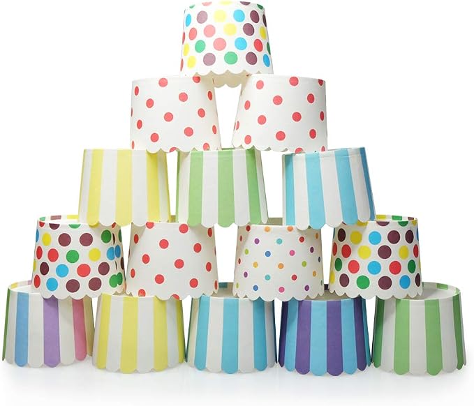Large Paper Cake Baking Cup Cupcake Muffin Cases diameter 6cm,Set of 1000 by Gabkey