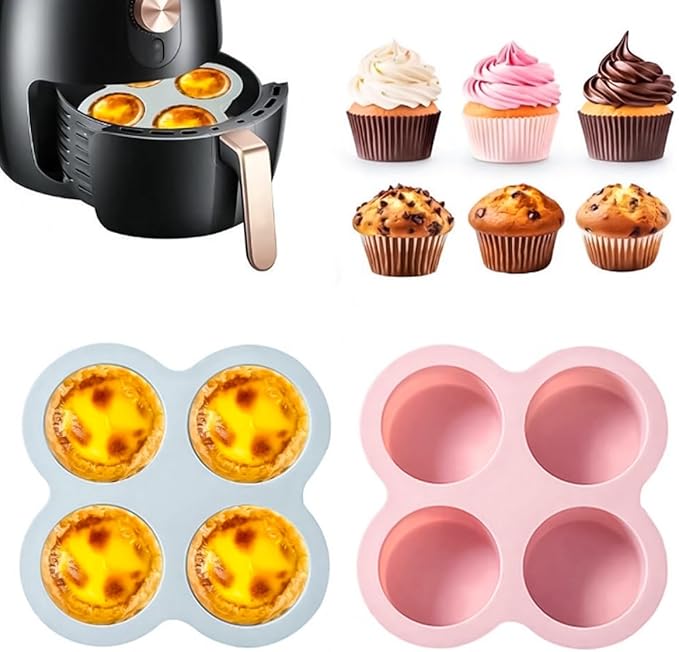 2Pcs Molds Silicone for Chocolate,8 Cavities Cylindrical Holiday Chocolate Molds, Pink and Grey Chocolate Candy Molds for Cake Soap Pudding Jelly Making