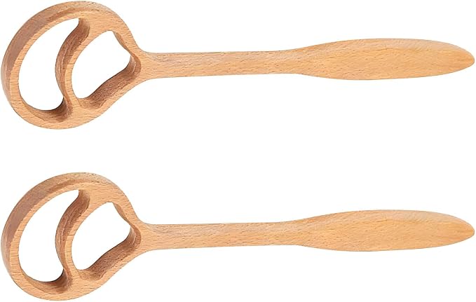 Bread Making Tool with Face for and Secure Kitchen Use Wooden Baker Tool by Unknown