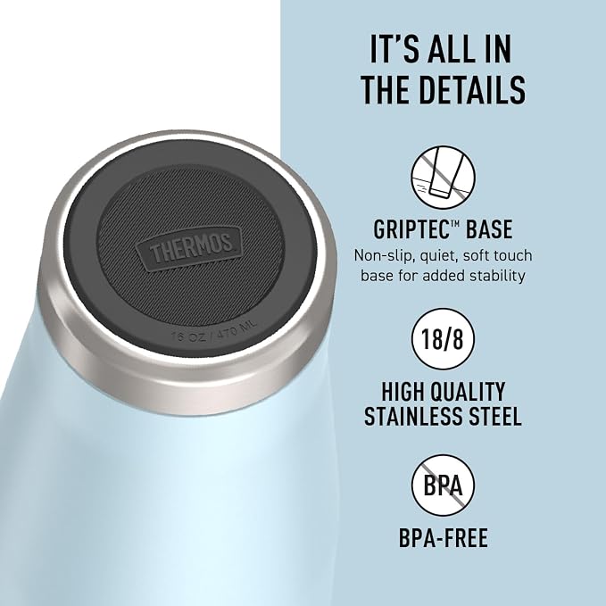 THERMOS ICON SERIES, Stainless Steel Mug, Glacier, 16 oz - Image 4