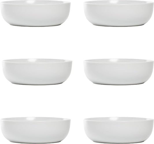 10 Strawberry Street Wazee Matte Coupe Dinnerware, Bowl, White, Set of 6 by 10StrawberryStreet