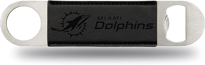 Rico Industries NFL Laser Engraved Bar Blade Faux Leather Laser Engraved Bar Blade - Great Beverage Accessory for Game Day by RicoIndustries