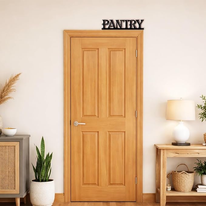 COMBLOOM Door Topper Sign Wall Art Decor, 11.8"x2.76" Metal Unique Hanging Above Door Frame Corner Accent for Home Living Room Front Door Hallway Bedroom Bathroom Entryway - Image 7