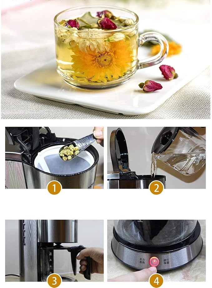 Automatic Coffee Machine Dual-Use Bean and Powder Maker, Large Capacity Stainless Steel for Brewing Coffee and Tea - Image 6